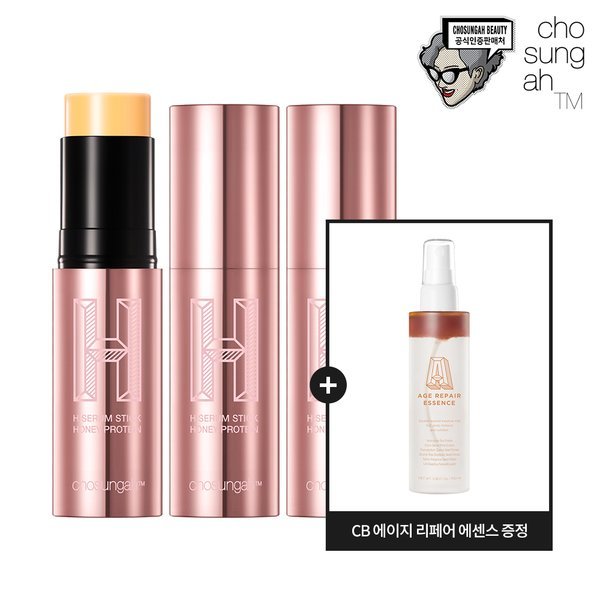 (조성아티엠) (신세계강남점)조성아티엠 에이치세럼스틱 허니 프로틴 3EA + 조성아뷰티 리페어 에센스 1...