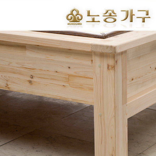 노송가구 베르 편백원목 연옥 평상형 돌침대 싱글 S