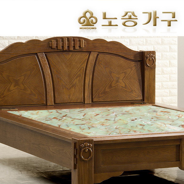 노송가구 수피아 연옥 돌침대 퀸 Q