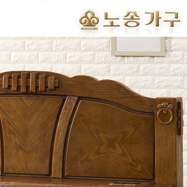 노송가구 수피아 황토 골드 흙침대 퀸 Q
