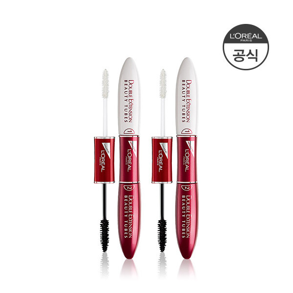 기획세트더블 익스텐션 뷰티 튜브 마스카라 14ml 2개+디펜더 브라이트클리어 5.5m
