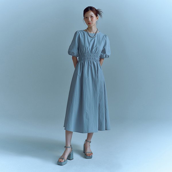 (신세계강남점) made by LAP 허리 스모킹 나일론 원피스 (AN2WO483 AP2WOE83)