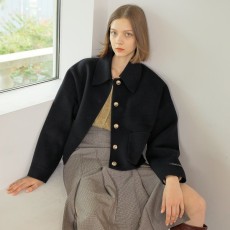 (신세계강남점)캐시미어 블렌드 핸드메이드 숏코트 NEW2XMA15