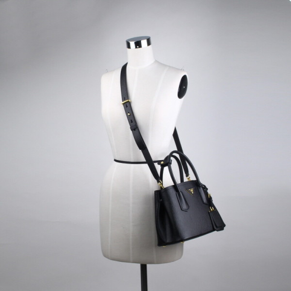 PRADA 더블 사피아노 미니백 1BG443 2A4A F0002