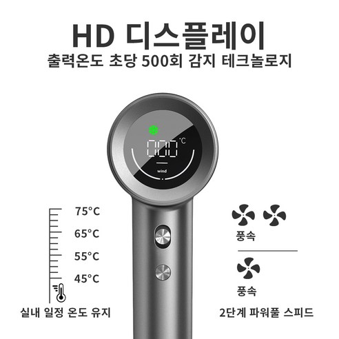 [레퓰리] 음이온 고속 헤어드라이어 BLDC 드라이기
